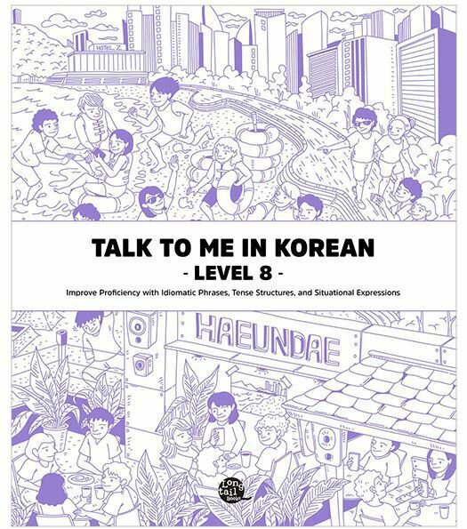 Talk To me in Korean Level 8 Book Korean Language Grammar Beginner Textbook