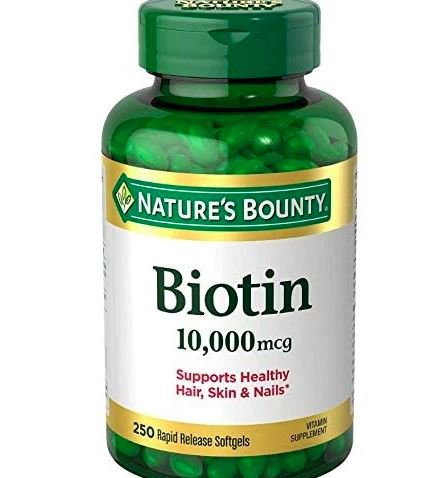 Nature's Bounty Biotin 10,000 mcg, 250 Rapid Release Softgels
