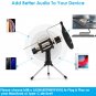 Studio Microphone, ZealSound Condenser Studio Microphone Echo Effect -Silver