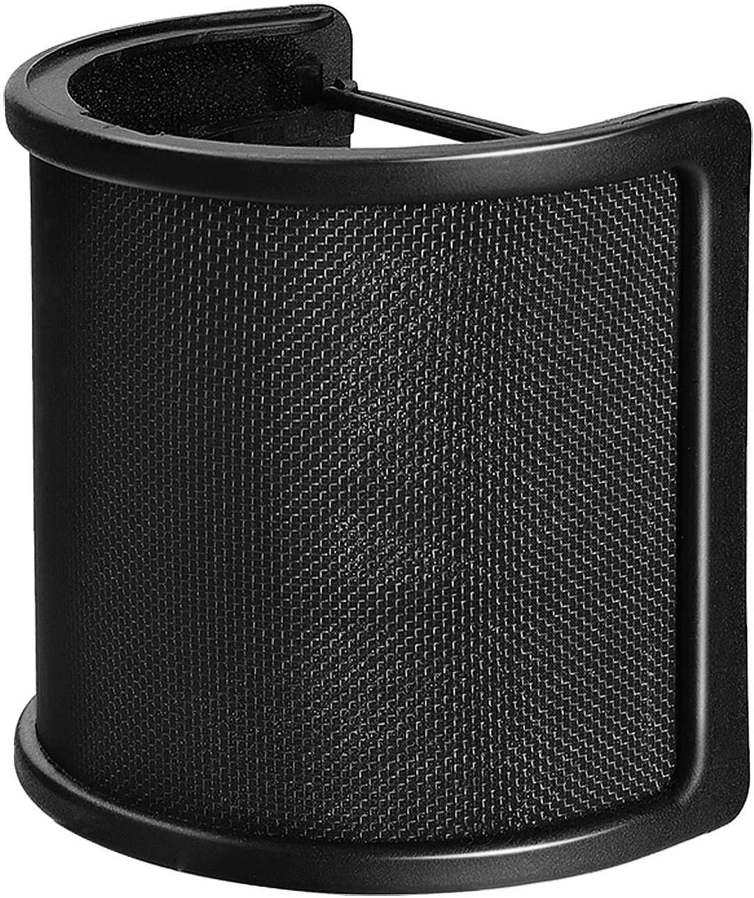 Pop Filter Metal Mesh & Foam & Etamine Layer Microphone Pop Filter