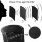 Pop Filter Metal Mesh & Foam & Etamine Layer Microphone Pop Filter