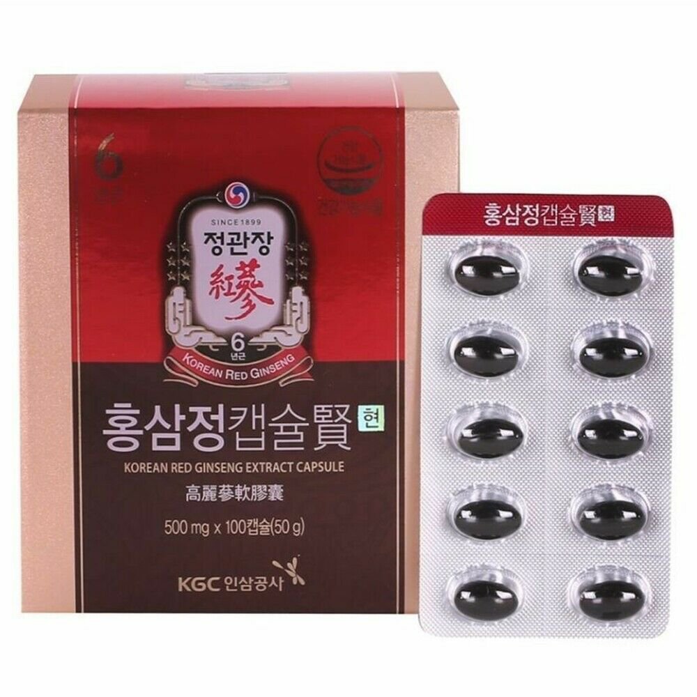 Cheong Kwan Jang Korean Red Ginseng Extract 6years Capsule Hyun 500mg x 100ea