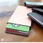 Morak Slick Automatic Card Wallet Slide Card Holder Business Card Metal One Touch Wallet