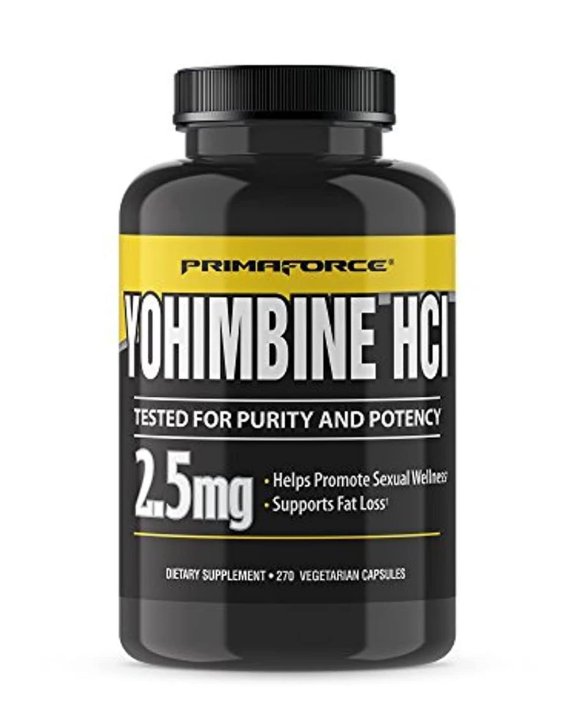 PrimaForce Yohimbine HCl, 2.5mg Capsules Weight Loss Supplement
