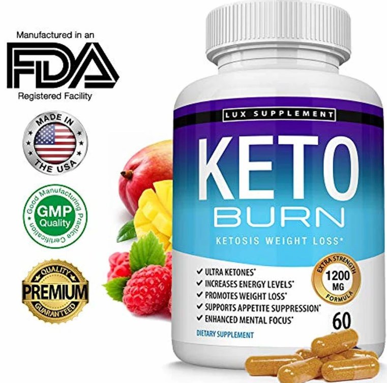 Lux Supplement Keto Burn Pills Ketosis Weight Loss&acirc;�� 1200 Mg Ultra Advanced Natural