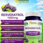 100% Pure Resveratrol - 1000mg Per Serving Max Strength (180 Capsules)