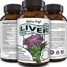 Natures Craft의 Best Liver Cleanse Detox Support Supplement with Milk Thistle 60 Veggie Capsules