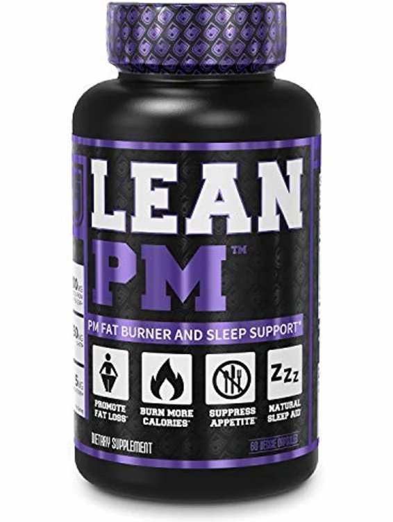 LEAN PM Night Time Fat Burner, Sleep Aid Supplement, & Appetite Suppressant for Men and Women