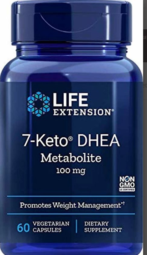 Life Extension 7-Keto dhea Metabolite, 60 Vegetarian Capsules