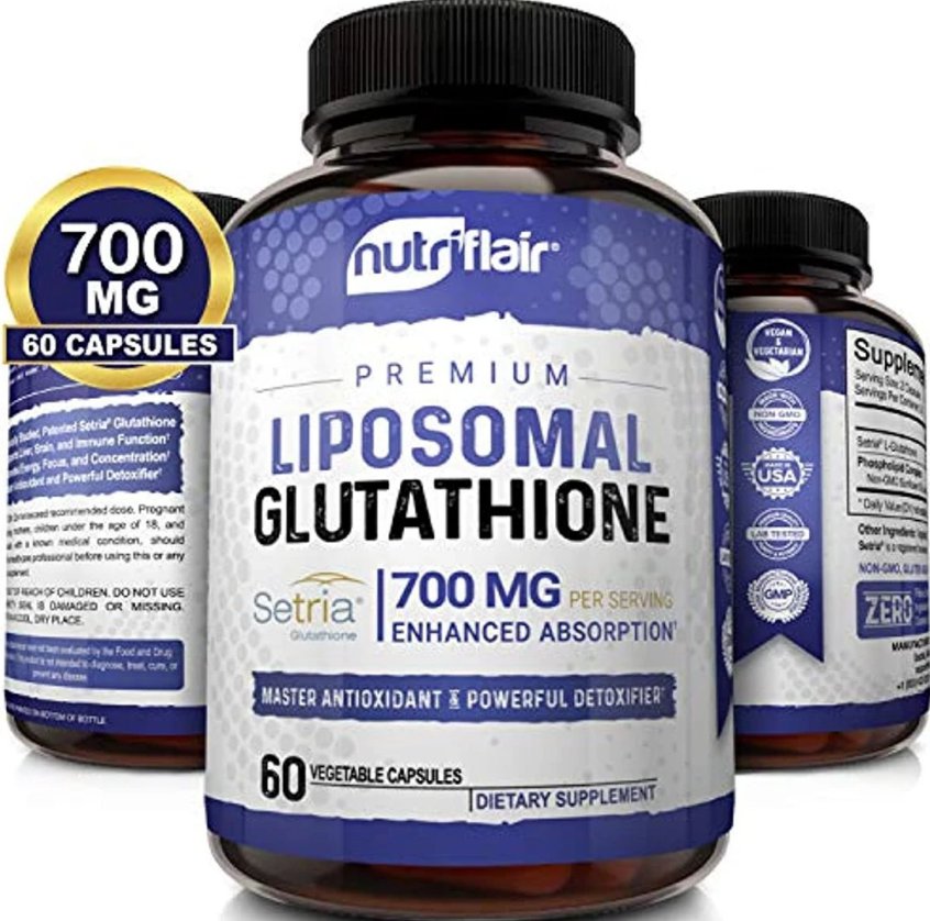 NutriFlair Liposomal Glutathione Setria&Acirc;&reg; 700mg - Pure Reduced