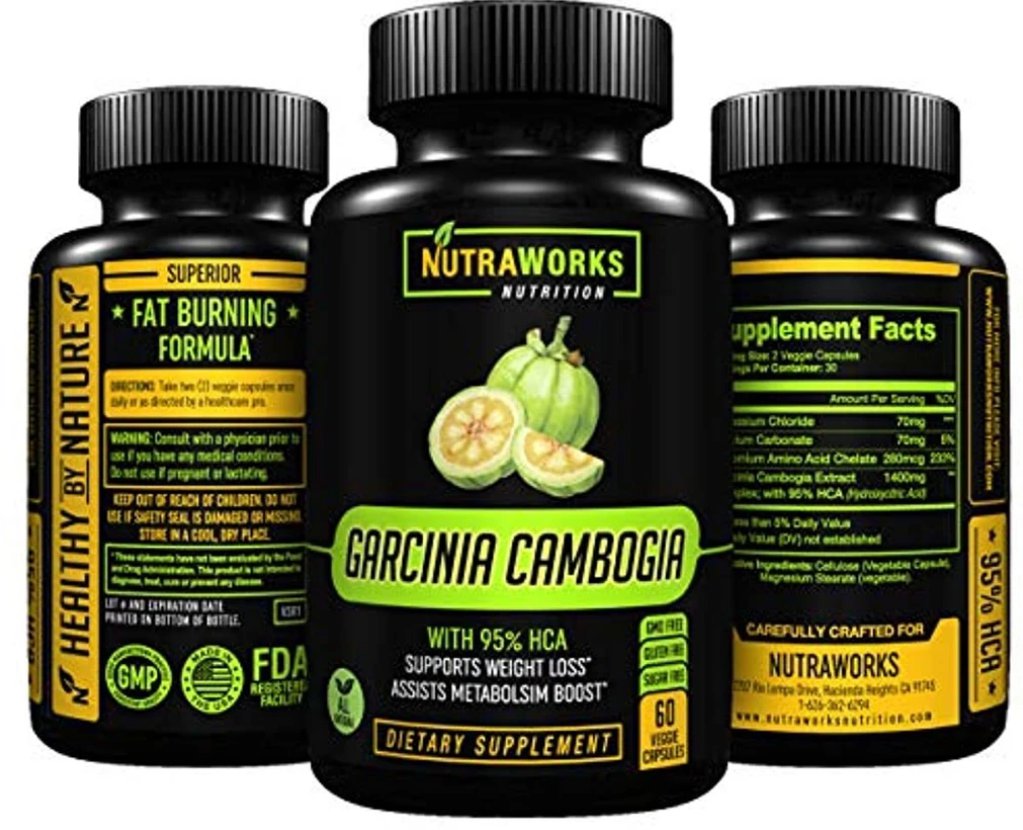 Garcinia Cambogia 95 Hca Pure Extract With Chromium Premium High