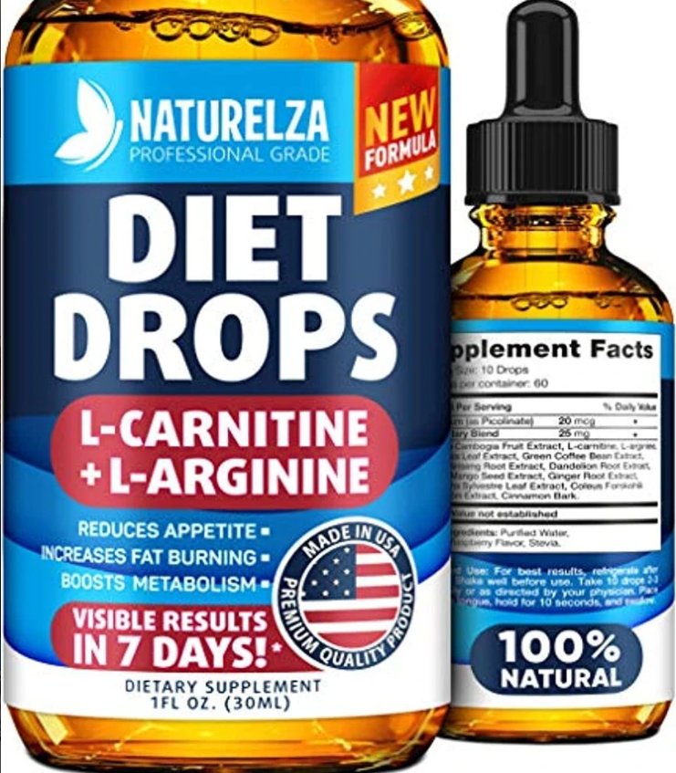 Weight Loss Drops - Made in USA - Best Diet Drops for Fat Loss - Effective Appetite Suppressant