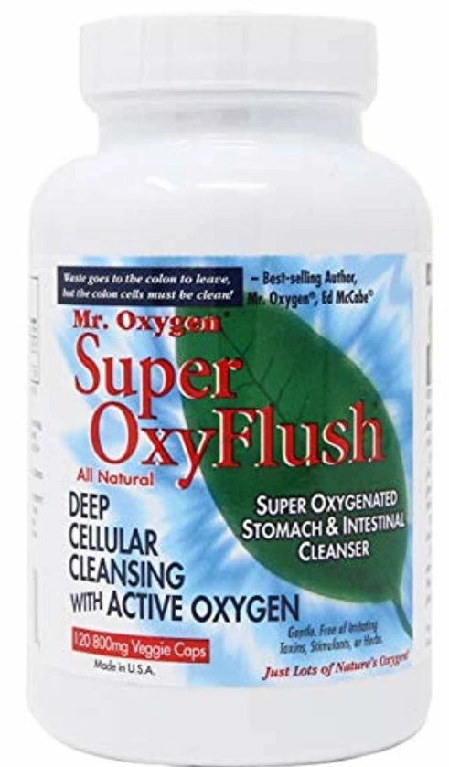 SUPEROxyFlush&Acirc;&reg; Unleashed! Absolute TOP Best Colon Cleanser! 120 Caps