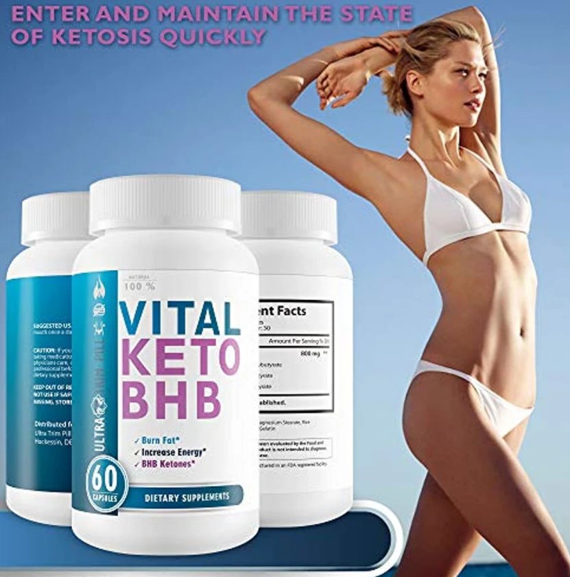 Vital Keto BHB Keto Pills Keto Weight Loss Accelerate Ketosis