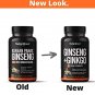 Panax Ginseng + Ginkgo Biloba Supplement Complex - 1000mg Korean Ginseng + 120mg