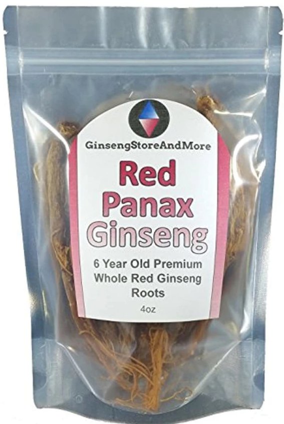 Red Panax Ginseng 1-16oz | 6 Year Old Whole Roots | Korean Red Ginseng | Premium Grade