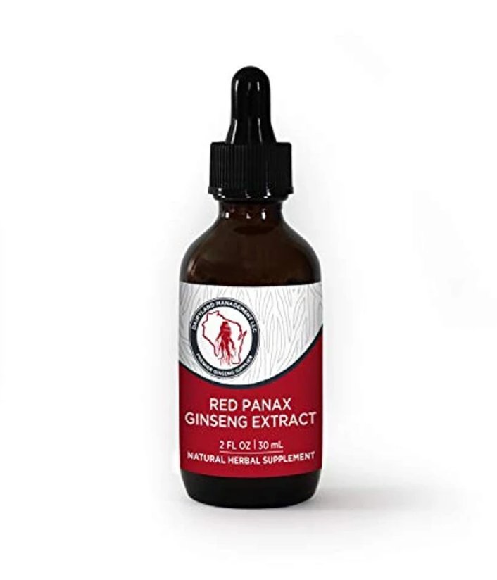 Red Panax Ginseng Extract with Natural Ginsenosides - All-Natural Advanced Liquid