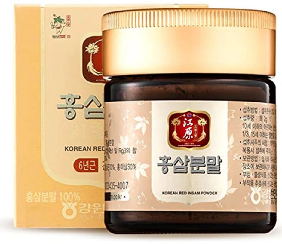 [Gangwoninsam] Korean Red Ginseng Powder &acirc;�� Contains 100% 6 Year Korean Red Ginseng Powder, Healthy