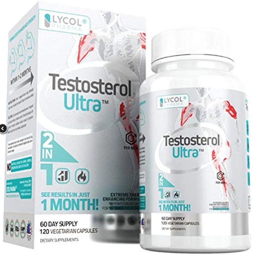 Lycol Pharma Testosterone Booster for Men - High Potency Male Enhancing Pills - Ultimate Endurance