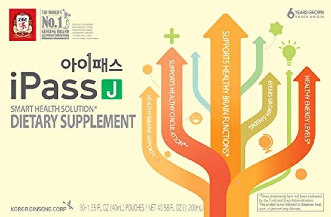 CheongKwanJang [i-Pass Junior Dietary Supplement- Korean Red Panax Ginseng Extract]