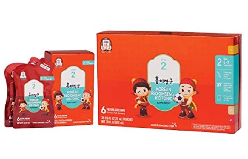 KGC Cheong Kwan Jang [Kids Tonic] Organic Korean Red Ginseng Tonic for Kids Age 5 To 7