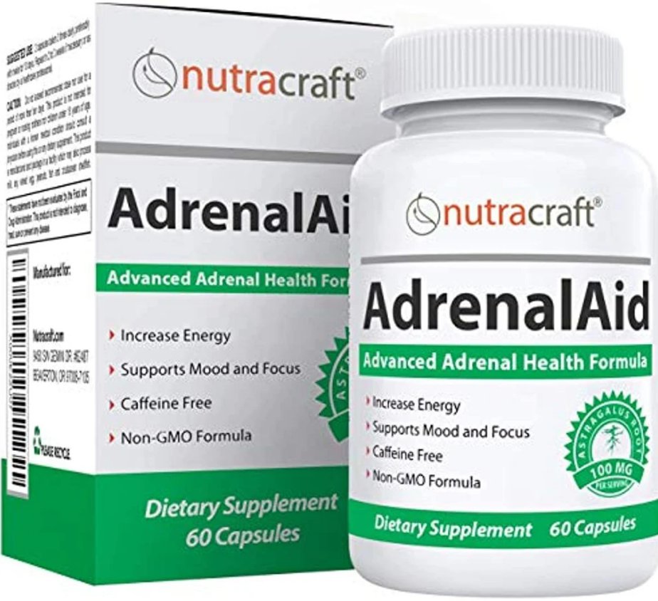 AdrenalAid Advanced Adrenal Health Support Supplement-Ashwagandha, Ginseng