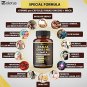 5 in 1 Panax Ginseng + Maca, 3 Months Supply, 6700 mg per Capsule with Ashwagandha, Tribulus