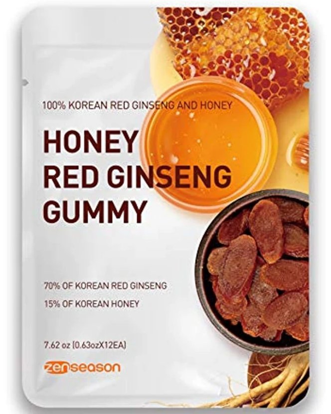 100% Korean Red Ginseng Slices, Asian Panax Ginseng, Healthy Snacks, No Sugar