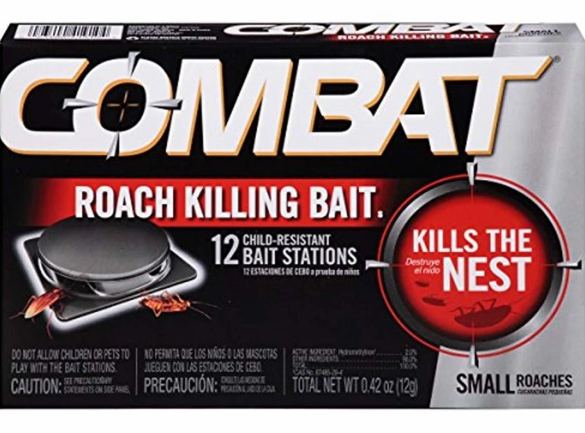 Combat Roach Killing Bait Stations for Small Roaches, 12 Count