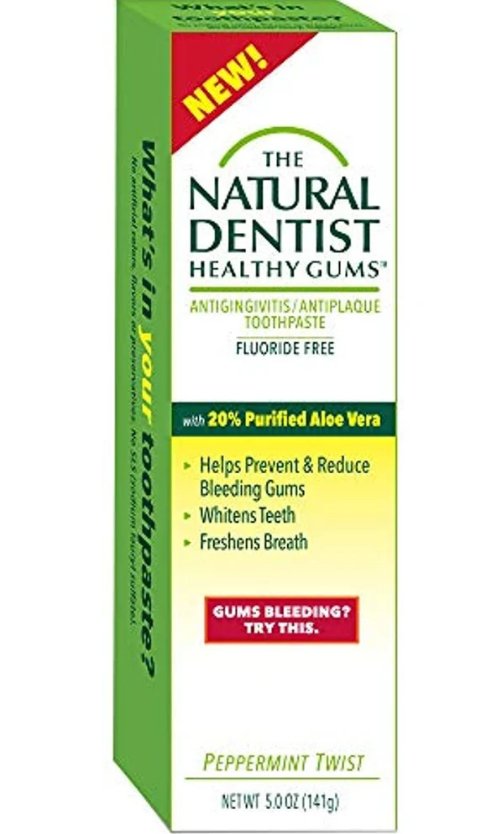 The Natural Dentist Healthy Gums Antigingivitis / Antiplaque SLS-Free Toothpaste