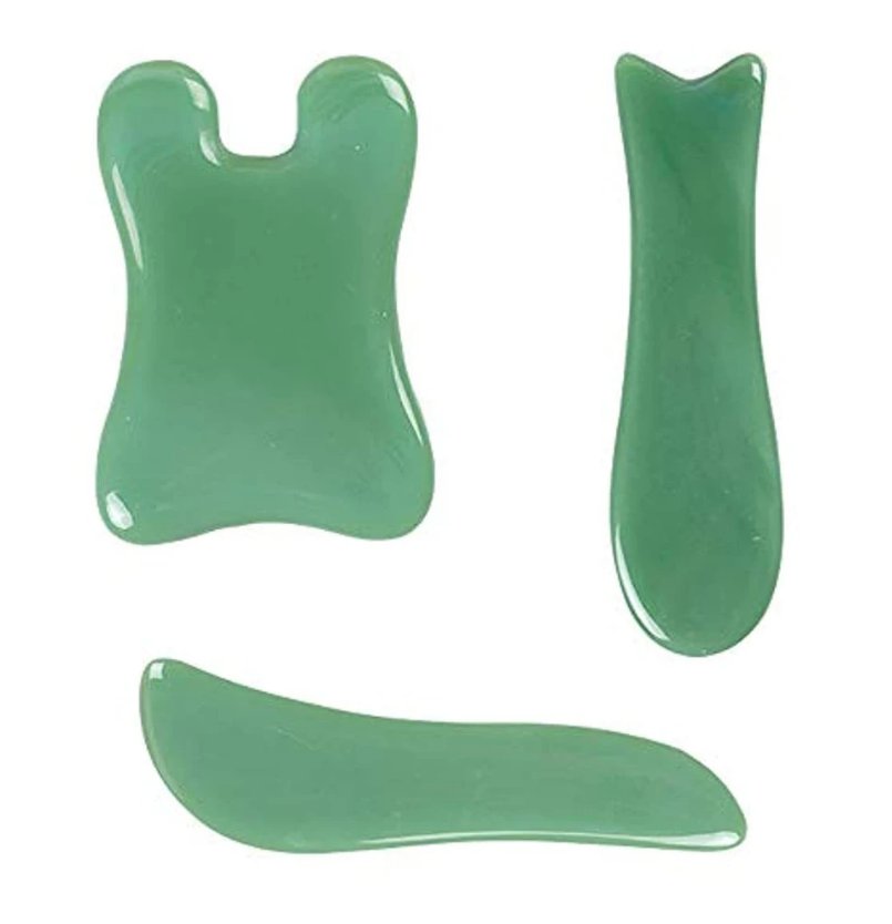 3 PCS Gua Sha Board, Gua Sha Scraping Massage Tool Set for Facial Skincare