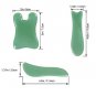 3 PCS Gua Sha Board, Gua Sha Scraping Massage Tool Set for Facial Skincare
