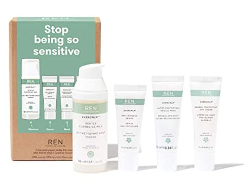 REN Clean Skincare Stop Being So Sensitive Evercalm Value 3-Piece Set ($ 50 Value)