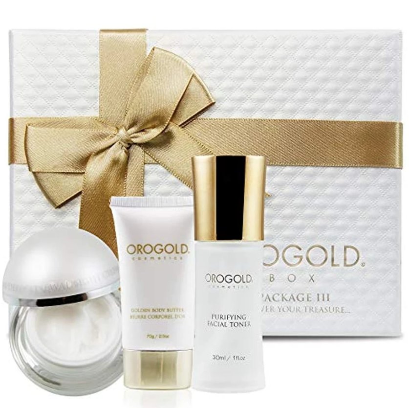 OROGOLD 24K Luxury Sample Box for Women - Travel Skin Care Set with Real