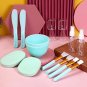 Facial care tools, 7 in 1 DIY Mixing Tool Kit with Facial Bowl Stick Spatula Silicone Brus