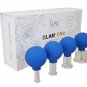 Glass Facial Cupping Set - Professional Grade Cupping Set for Eyes, Face and Body Cupping