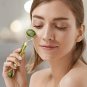 Ysrisny Jade Roller for Face and Gua Sha Set Face Roller Natural Jade Stone for Anti Aging