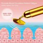 4-in-1 Beauty Bar 24k Golden Pulse Face Massager, Electric Jade Roller Facial Massager