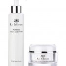 Le Mieux Luxe Facial Skincare Set - Peptide Foam Cleanser + Bio Cell Rejuvenating Cream
