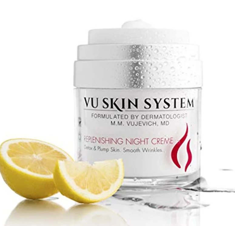 VU Skin System Replenishing Night Cr&Atilde;&uml;me &acirc;�� Moisturizing Face Cream with Botanical Extracts