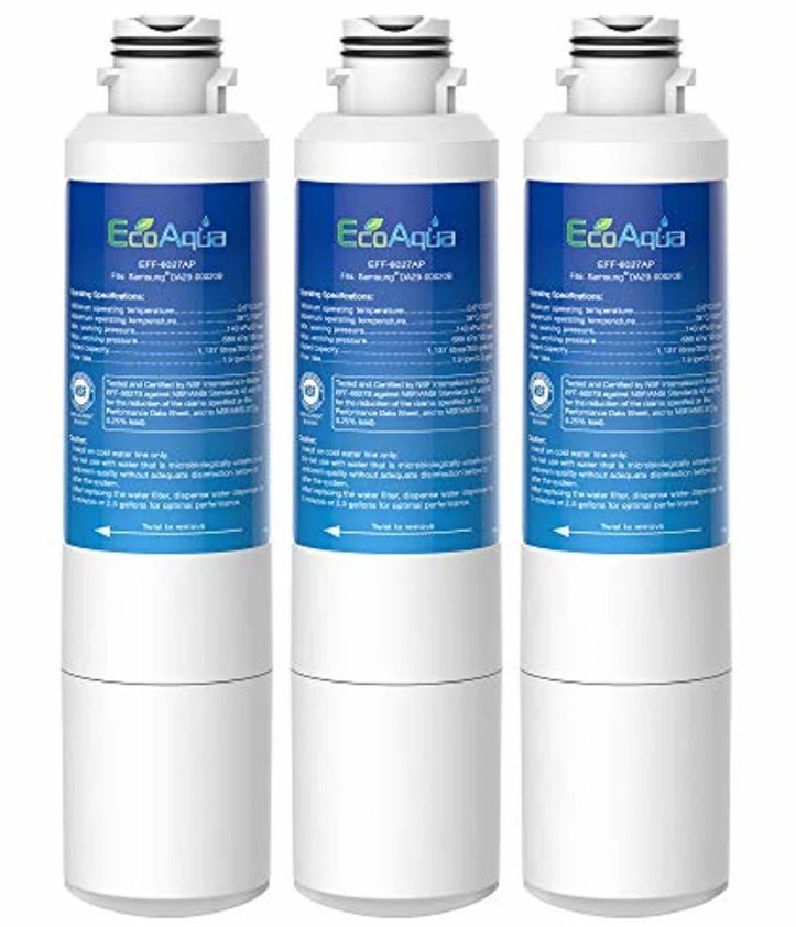 EcoAqua EFF-6027AP NSF 53&42 Certified Filter, Compatible with Samsung