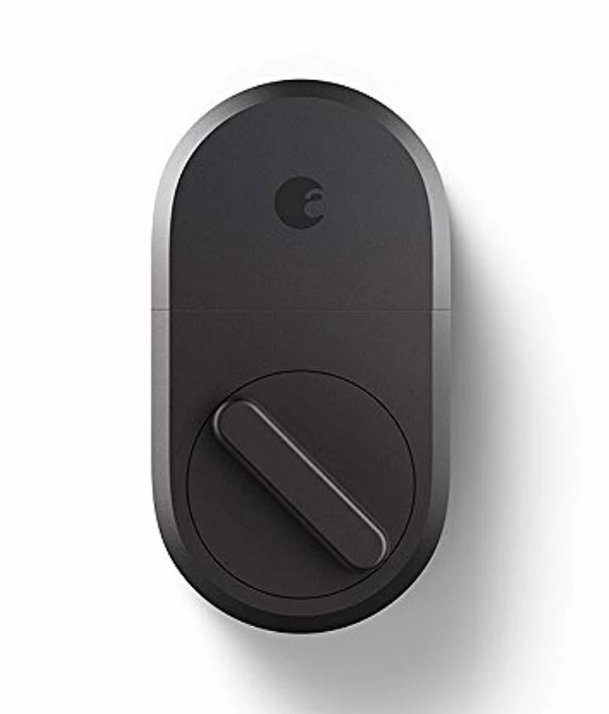 August Smart Lock - Keyless Home Entry with Your Smartphone - Dark Gray