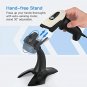 Eyoyo Wireless 2D QR Barcode Scanner with Stand, Bluetooth & 2.4G Wireless