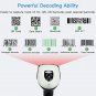Eyoyo Wireless 2D QR Barcode Scanner with Stand, Bluetooth & 2.4G Wireless