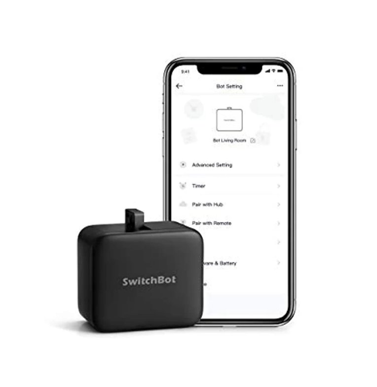 SwitchBot Smart Switch Button Pusher No Wiring, Wireless App or Timer