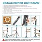 Neewer Ring Light Kit:18"/48cm Outer 55W 5500K Dimmable LED Ring Light, Light Stand,