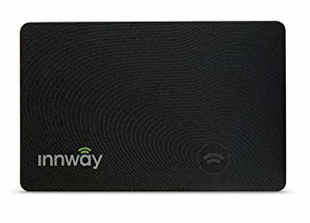 Innway Card - Ultra Thin Rechargeable Bluetooth Tracker Finder. Find Your Wallet, Bag,
