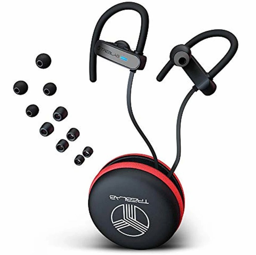 TREBLAB XR800 - Premium Sport Earphones Bluetooth - Secure-Fit IPX7 Wireless