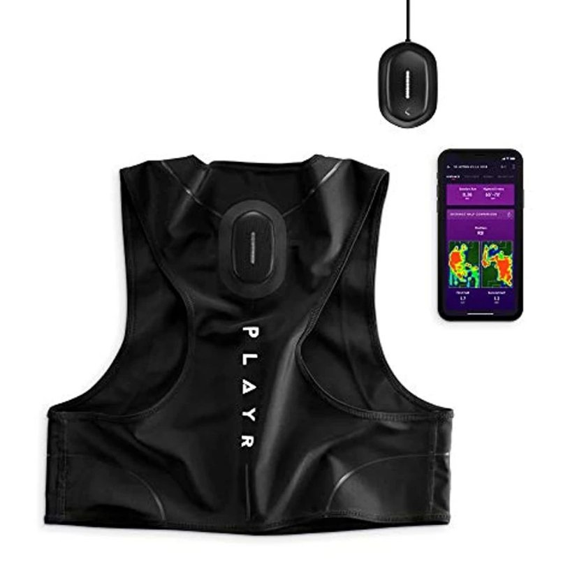 PLAYR Soccer GPS Tracker - GPS Vest and App to Track and Improve Your Game