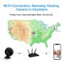 OUCAM Mini WiFi Spy Camera 1080P Audio and Video Recording Live Feed, Wireless